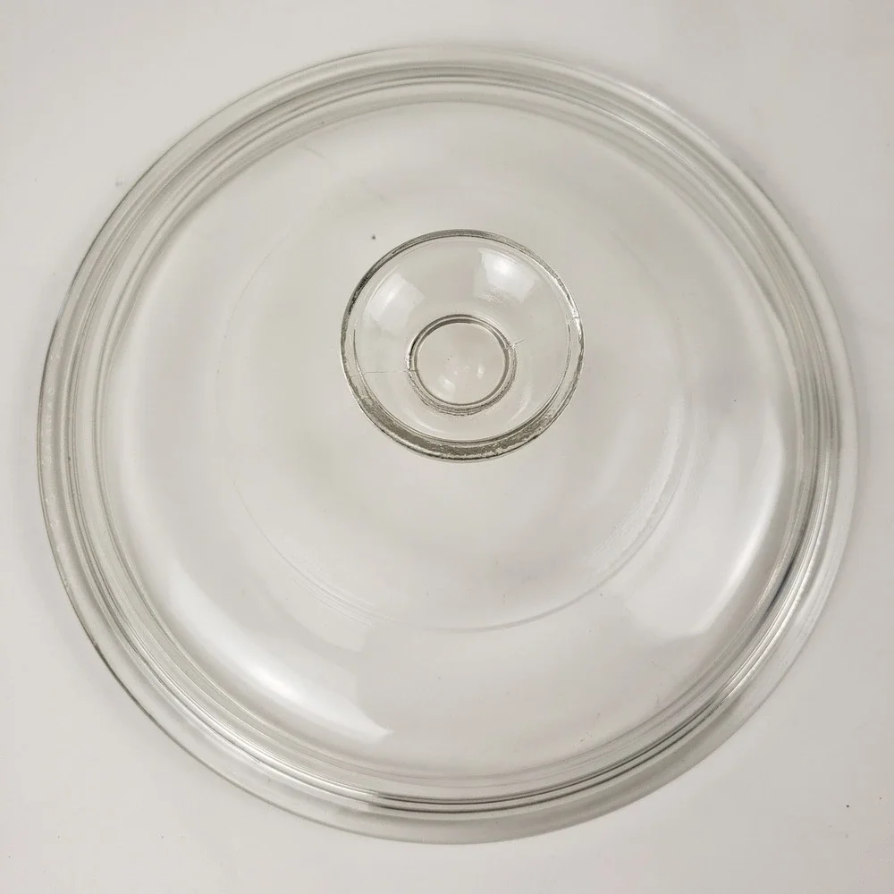 Vintage Pyrex Clear Glass Lid G-5-C Replacement Round Casserole Cover 7.5 Inch